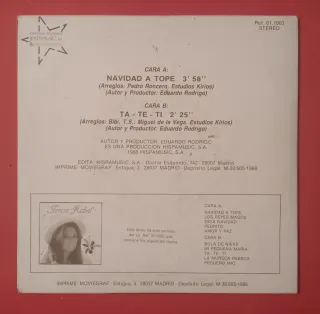 Single Vinilo Teresa Rabal - Navidad a Tope