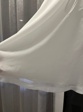 Camiseta Mango Blanca sin Mangas