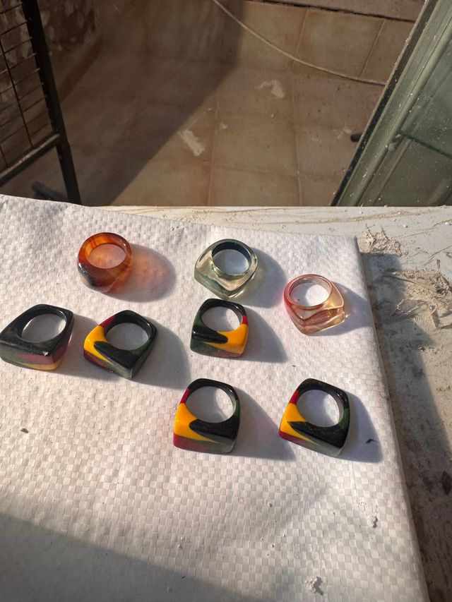 Anillos Plástico del Estilo La Manso de plástico