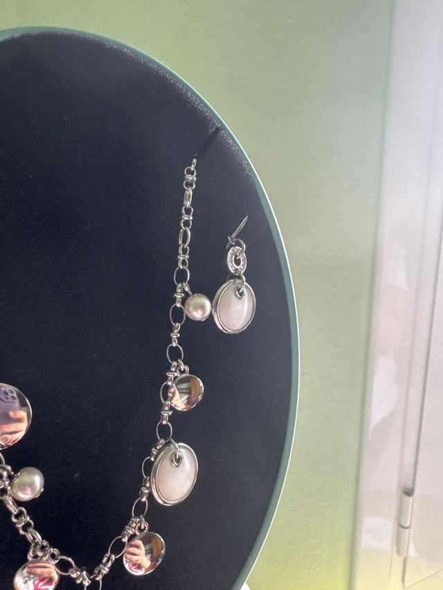 Conjunto Fossil Collar y Pendientes