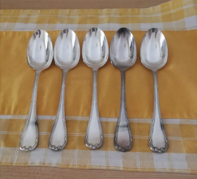 Christofle Set 5 Cucchiai Argento