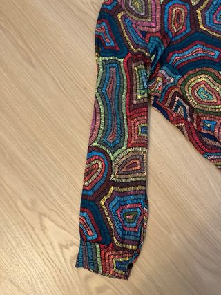 Camisa manga larga diseño multicolor