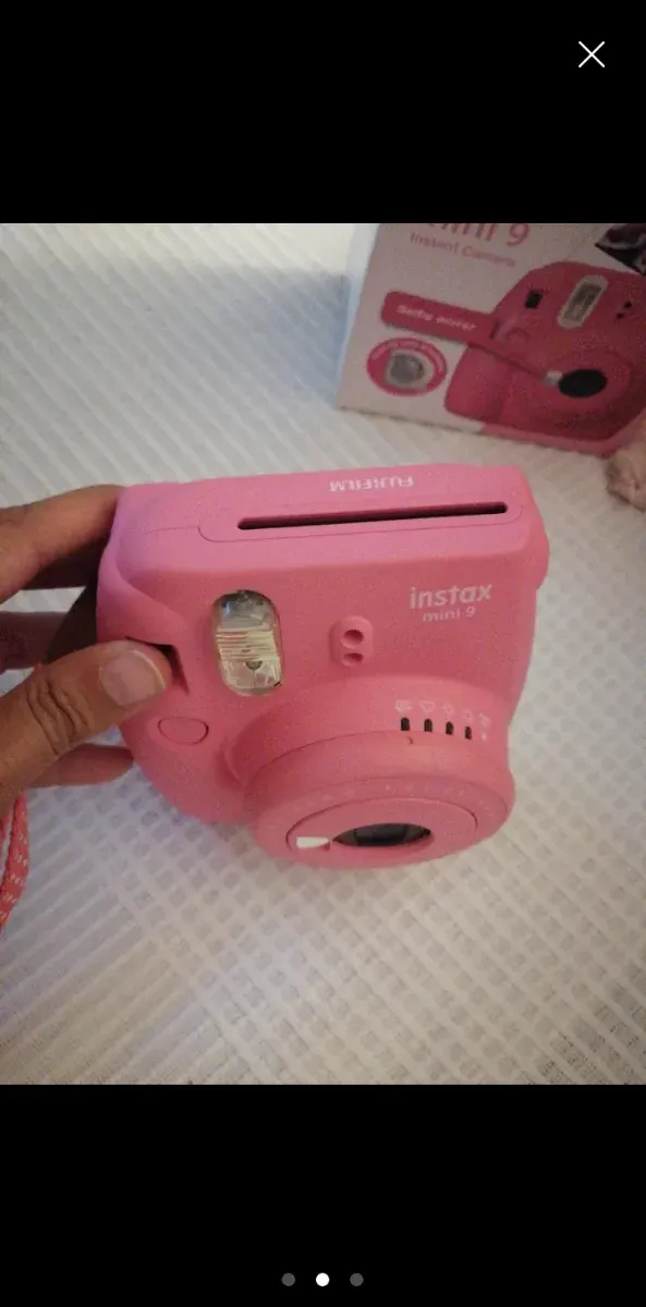 Cámara instantánea Fujifilm Instax Mini 9 Rosa