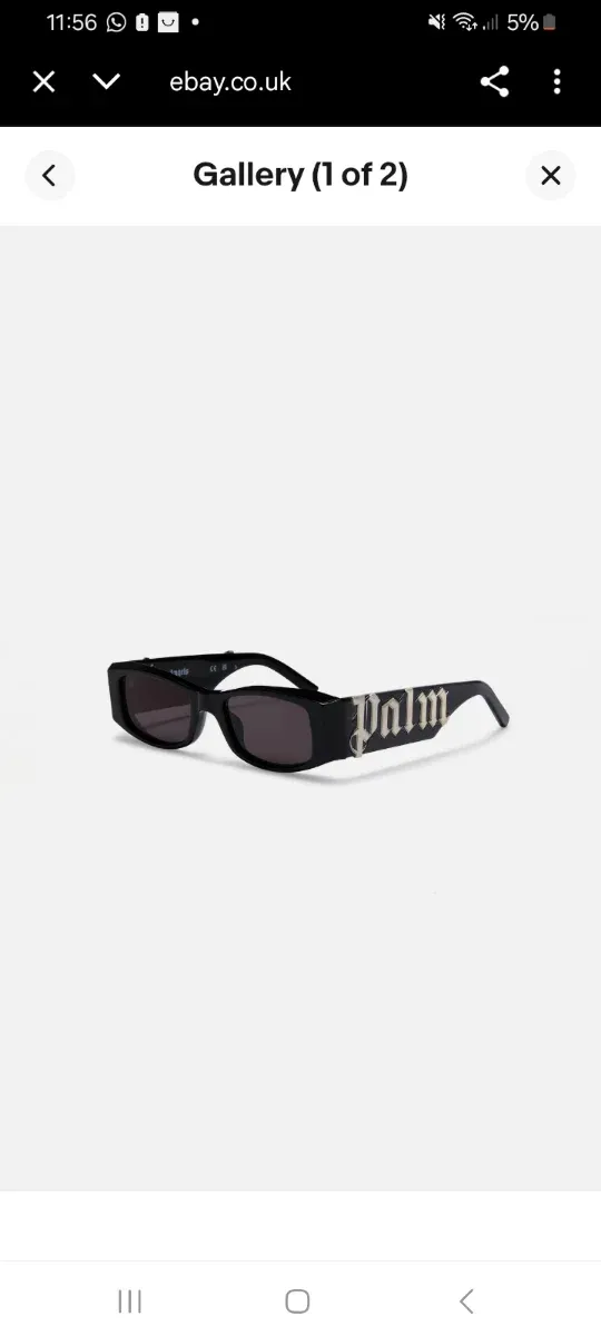 Gafas Palm Angels Negras
