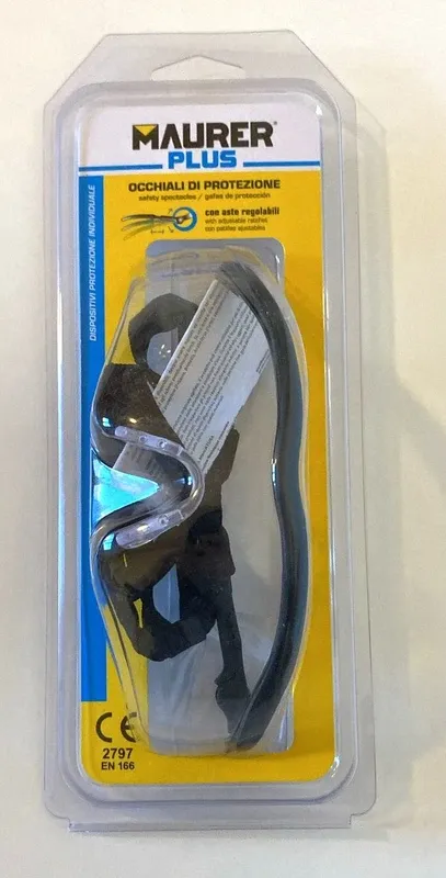 Occhiali Protezione Maurer Plus Aste Regolabili
