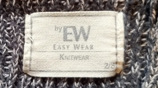 Suéter Easy Wear gris y negro