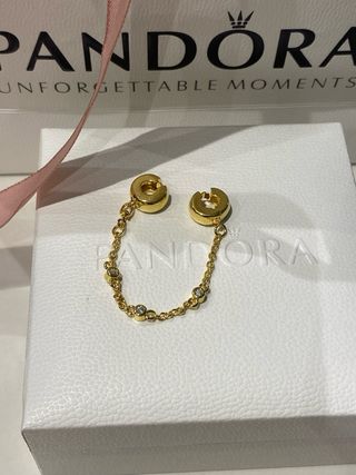 Pandora Catena di Sicurezza con Pietre di zirconia