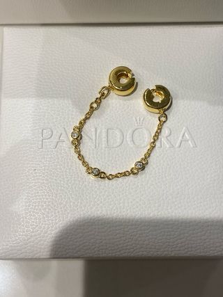 Pandora Catena di Sicurezza con Pietre di zirconia