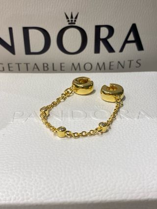 Pandora Catena di Sicurezza con Pietre di zirconia