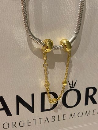 Pandora Catena di Sicurezza con Pietre di zirconia