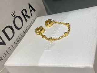 Pandora Catena di Sicurezza con Pietre di zirconia