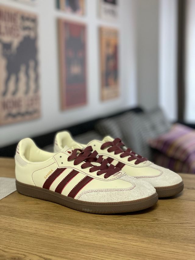 Adidas Samba Beige/Marrón Nuevas con etiquetas