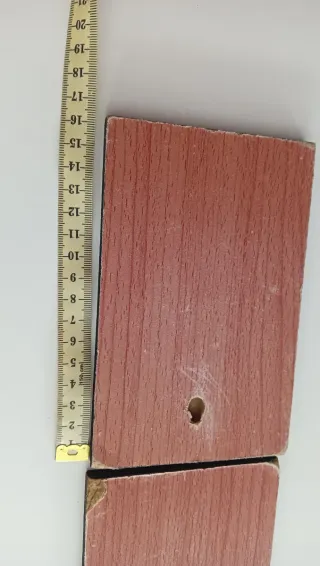 Lote 3 cuadros florales 16,5 x 10,5 cm madera