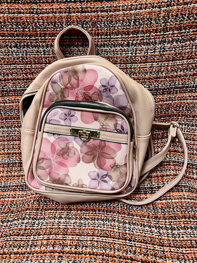 Mini mochila floral