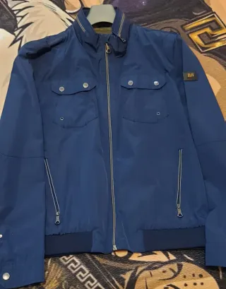 Cazadora Pedro del Hierro azul entretiempo