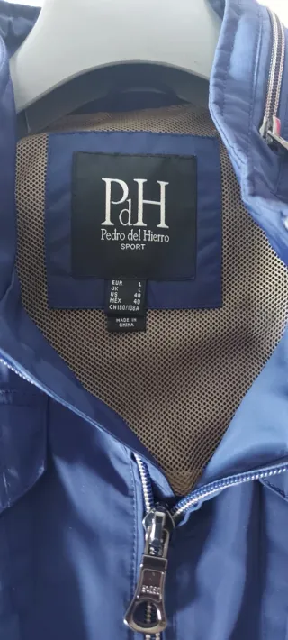Cazadora Pedro del Hierro azul entretiempo