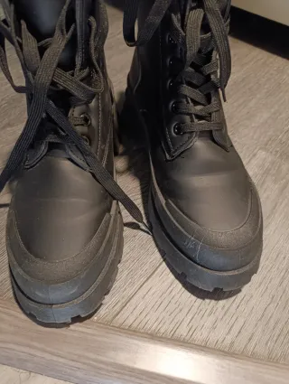 Botines negros plataforma talla 39