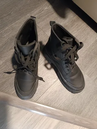 Botines negros plataforma talla 39