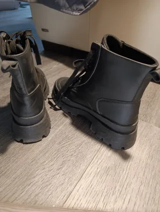 Botines negros plataforma talla 39