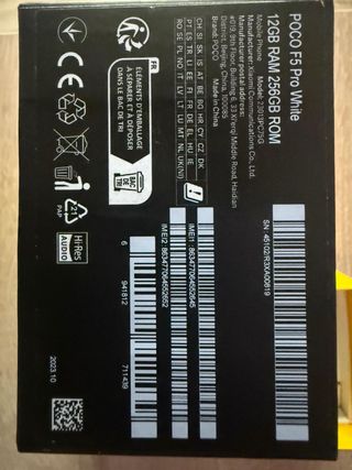 Teléfono Poco F5 Pro Blanco