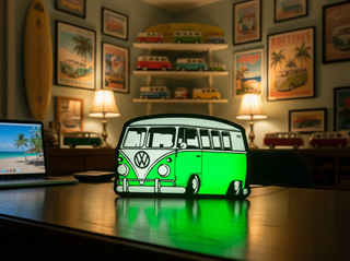 Lámpara LED VW T1 Furgoneta Verde 20% DESCUENTO