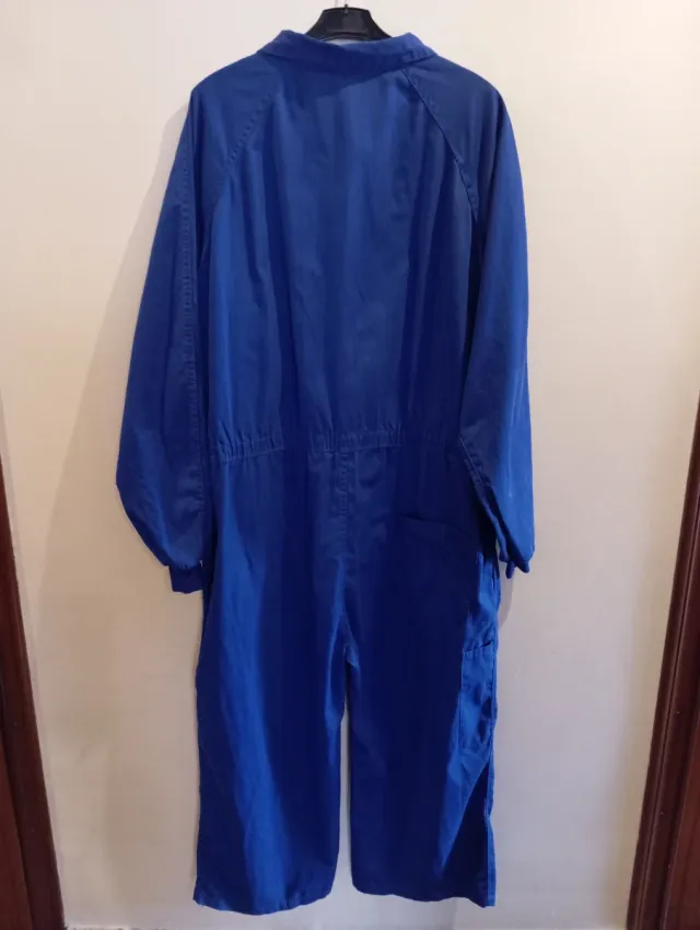 Mono de trabajo azul