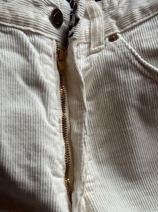 Pantaloni Valentino velluto a coste beige