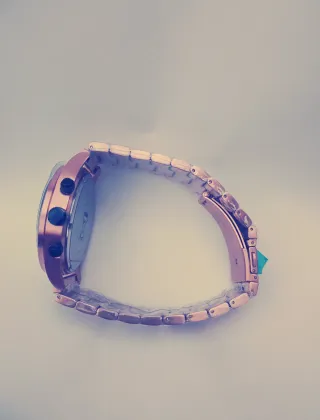 Reloj Ford Mustang Cronógrafo Negro y Dorado