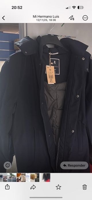 Chaquetón acolchado hombre Scalper negro