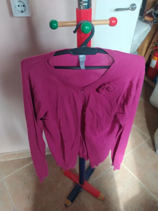 Chaqueta fucsia niña