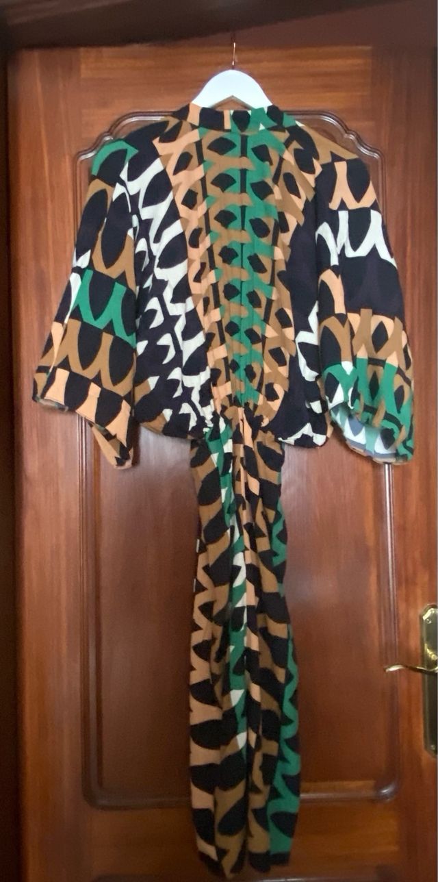 Vestido Zara estampado