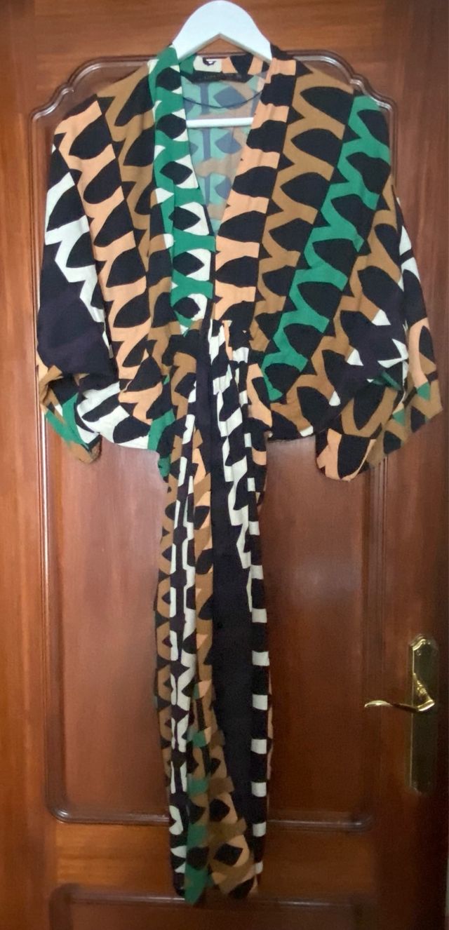 Vestido Zara estampado
