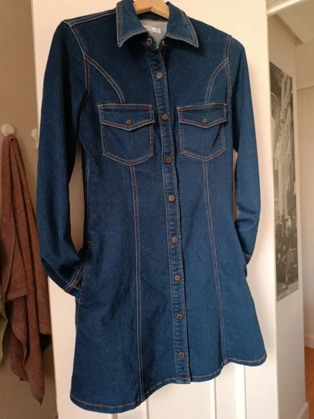 Vestido vaquero Mango T-S elástico