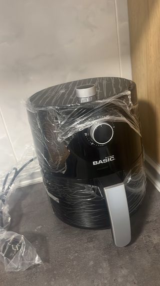 Freidora de aire Home Basic negra