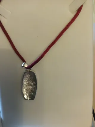 Colgante Plata Ley 925 con Coral