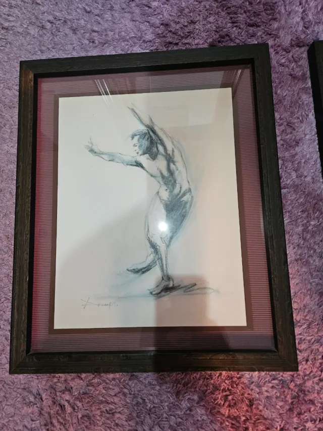 Cuadro Dibujo Artístico Figura Humana