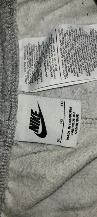 Pantalón chándal Nike Gris Talla XL