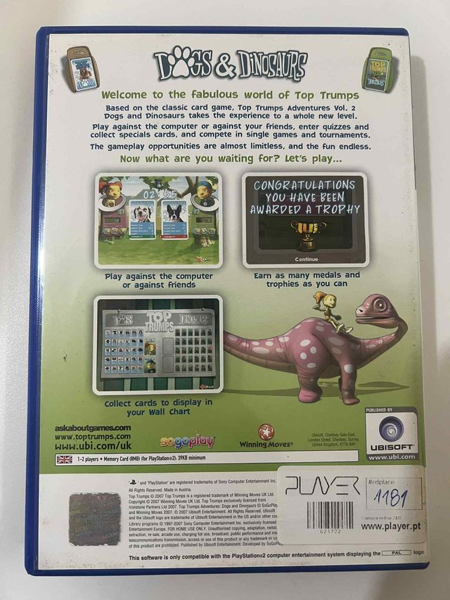 Top Trumps Adventures Vol. 2: Dogs & Dinosaurs PS2