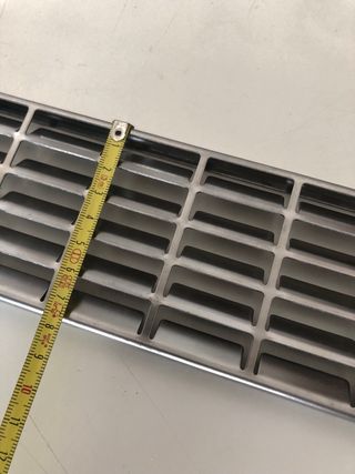 Zócalo ventilación acero inoxidable/ IKEA