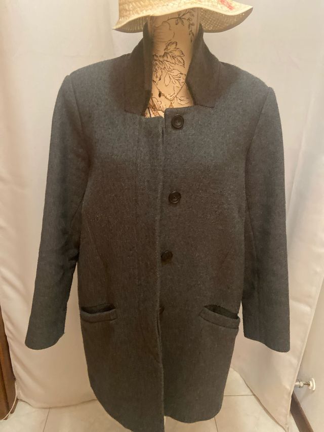 Cappotto Zara Grigio Donna