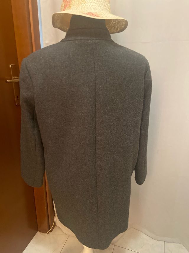 Cappotto Zara Grigio Donna