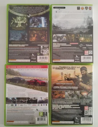 Lote 4 Juegos Xbox 360: Skyrim, Tomb Raider, Forza