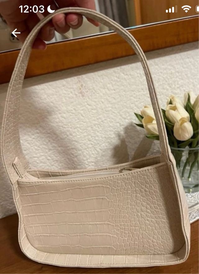 Bolso de hombro Shein beige