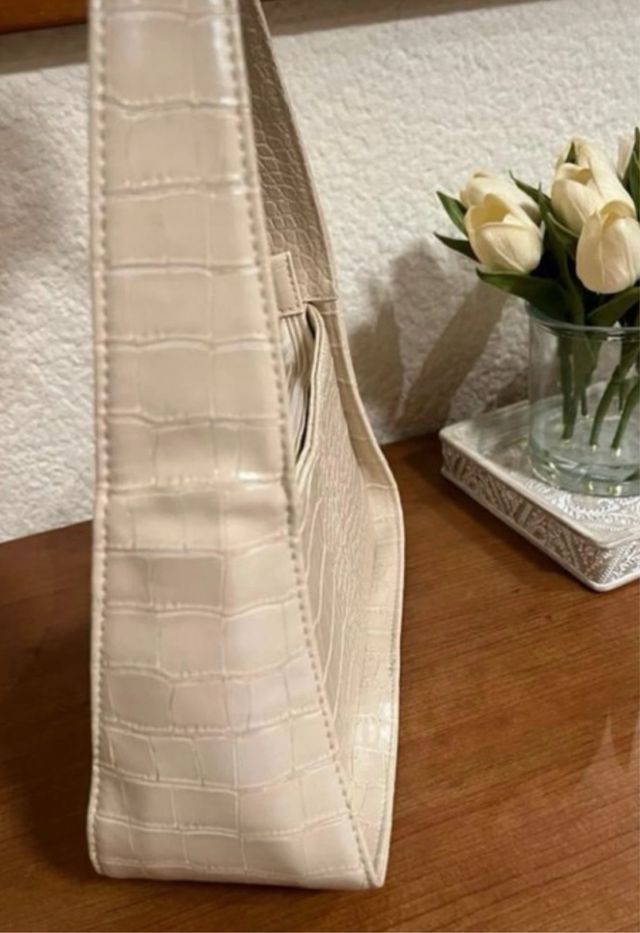 Bolso de hombro Shein beige