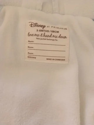 Giubbino neonata Stitch 3/6 mesi