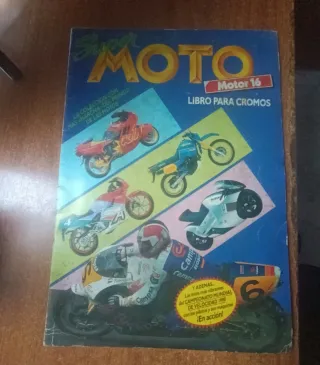 Álbum  Moto 16 Cromos Este tiene 81 de 212