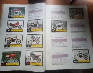 Álbum  Moto 16 Cromos Este tiene 81 de 212