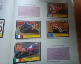 Álbum  Moto 16 Cromos Este tiene 81 de 212