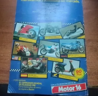 Álbum  Moto 16 Cromos Este tiene 81 de 212