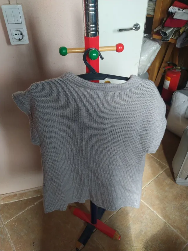 Chaqueta corta niña gris